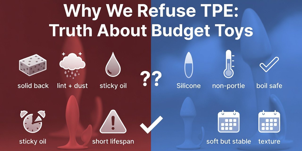 Why We Refuse TPE Truth About Budget Toys, high resolution, non-explicit