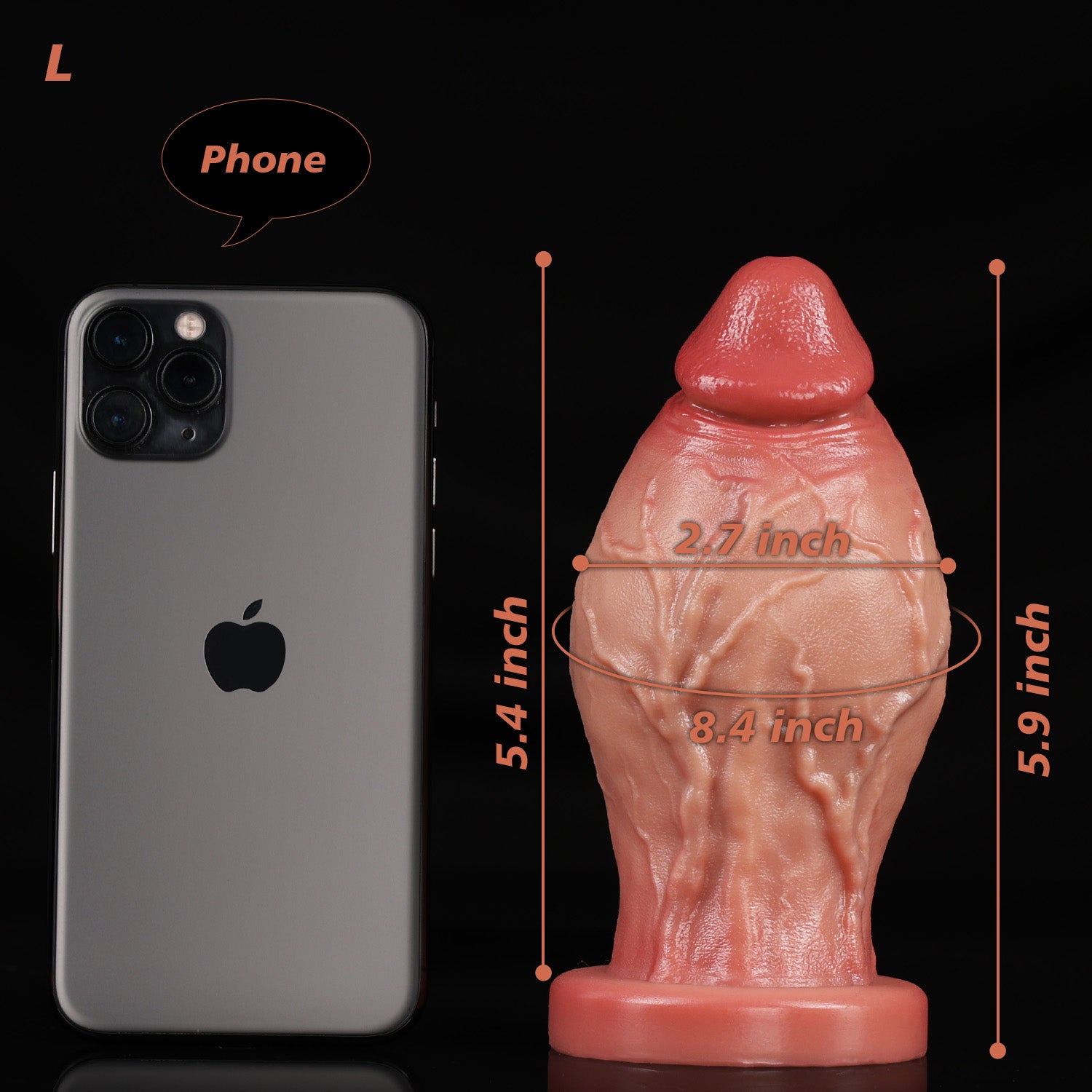 Boss Bobby - Meaty Anal Dildo with Soft Entry Head | Multi-Size Fit