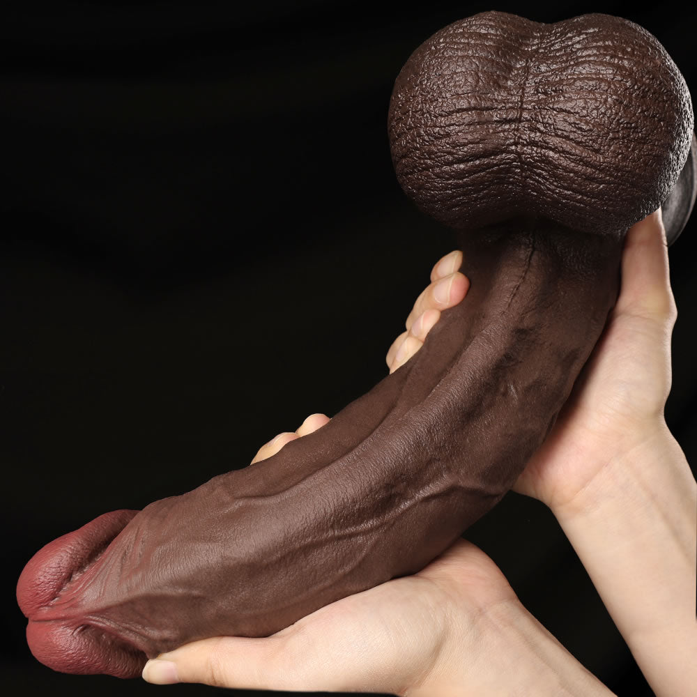 Cowboy Darius – 11" Heavyweight Realistic Dildo with Oversized Hanging Balls