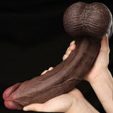 Cowboy Darius – 11" Heavyweight Realistic Dildo with Oversized Hanging Balls