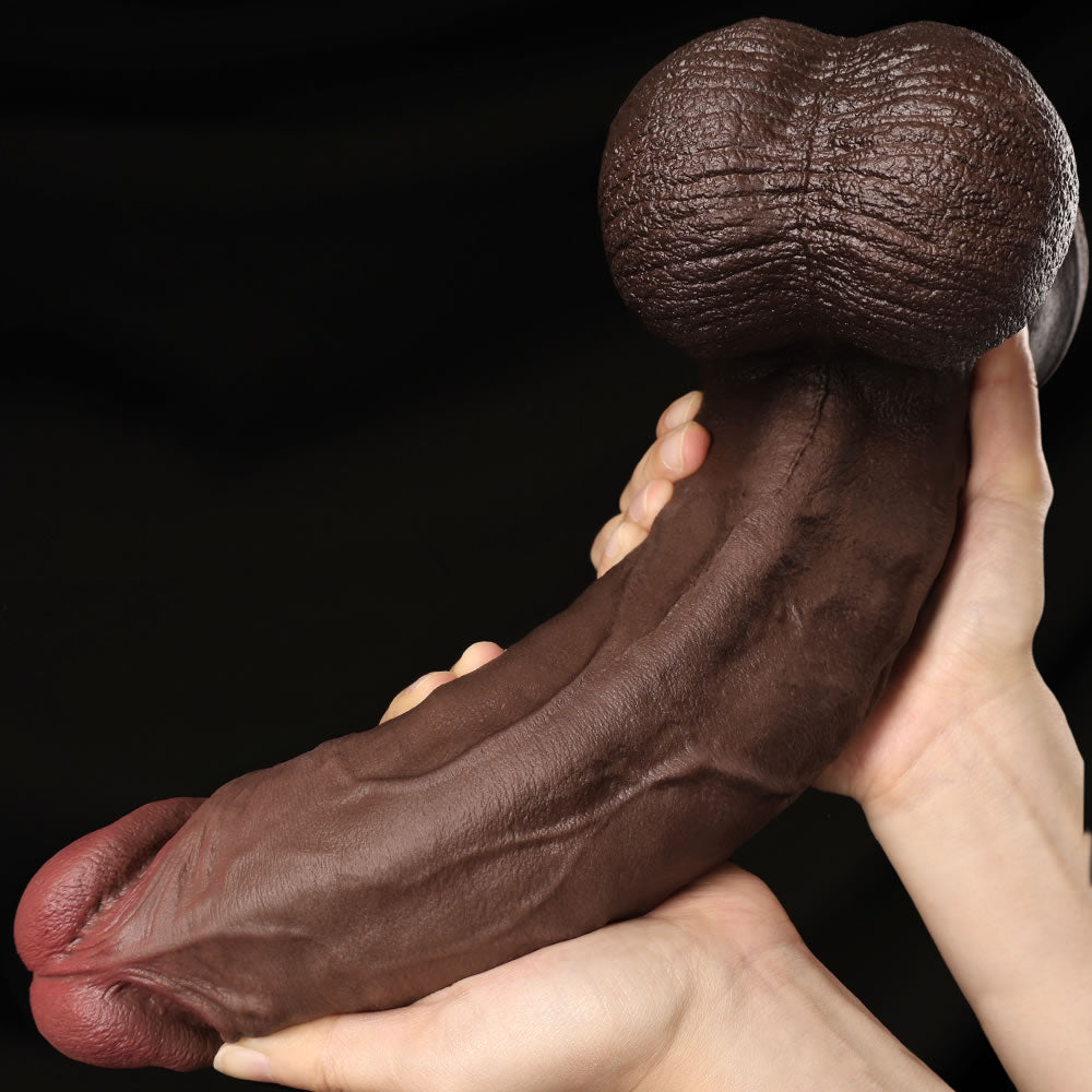 Cowboy Darius – 11" Realistic Heavyweight Dildo with Oversized Hanging Balls