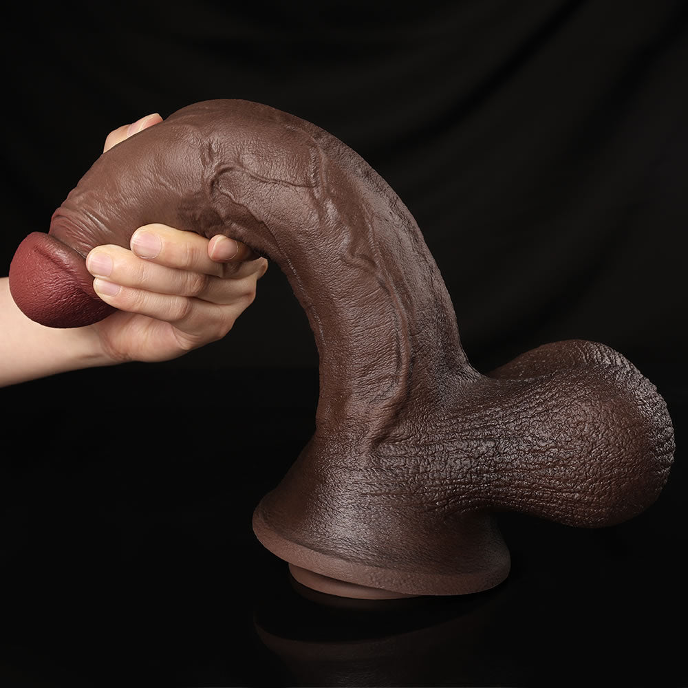 Cowboy Darius – 11" Heavyweight Realistic Dildo with Oversized Hanging Balls