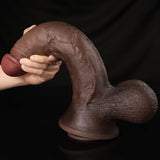 Cowboy Darius – 11" Realistic Heavyweight Dildo with Oversized Hanging Balls