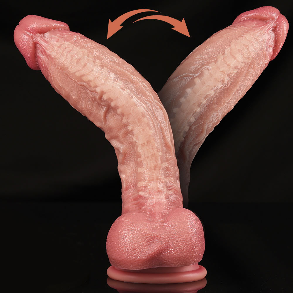 Flex Flynn – 9.4 Inch Bendable Realistic Dildo with Adjustable Core