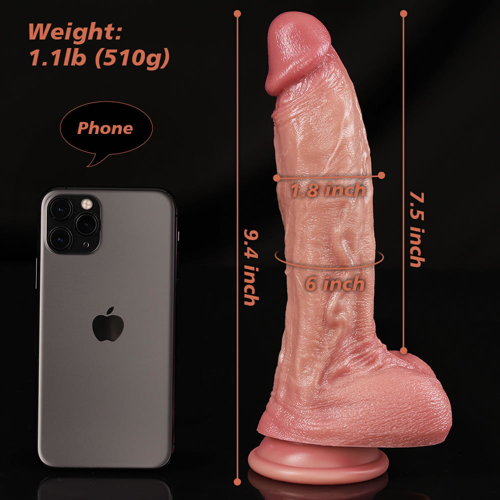 Flex Flynn – 9.4 Inch Bendable Realistic Dildo with Adjustable Core