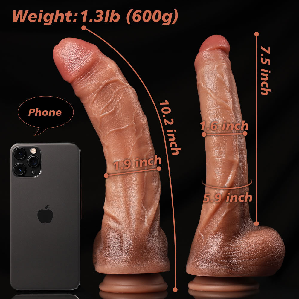 Marcostone 10" Life-Size Replica Dildo – Explore His Signature Curve