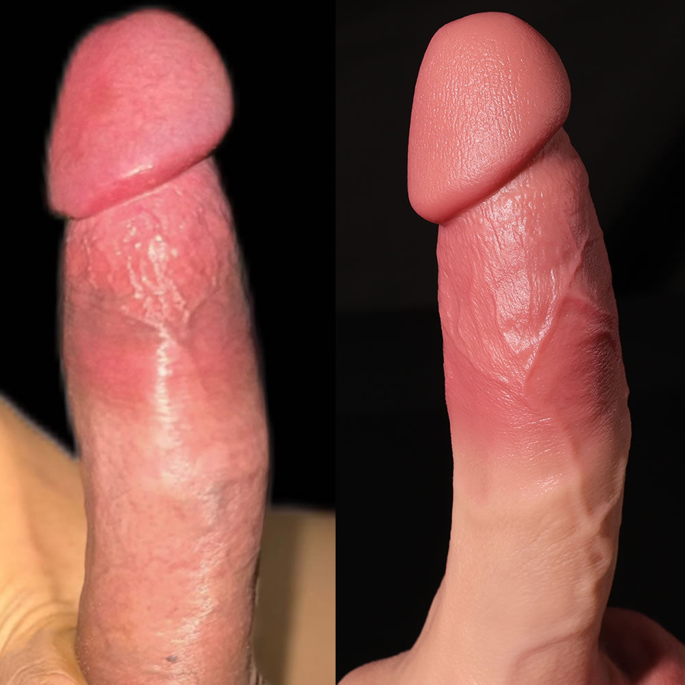 Rex 8.5 Inch Life-Size Replica Dildo – Feel His Soft Head