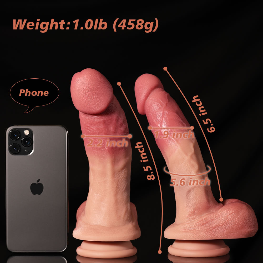 Rex 8.5 Inch Life-Size Replica Dildo – Feel His Soft Head