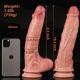 Soldier Luca – 10.5" Uncut Realistic Dildo with Rugged Texture & Full Balls