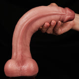 Full length view of large realistic dildo