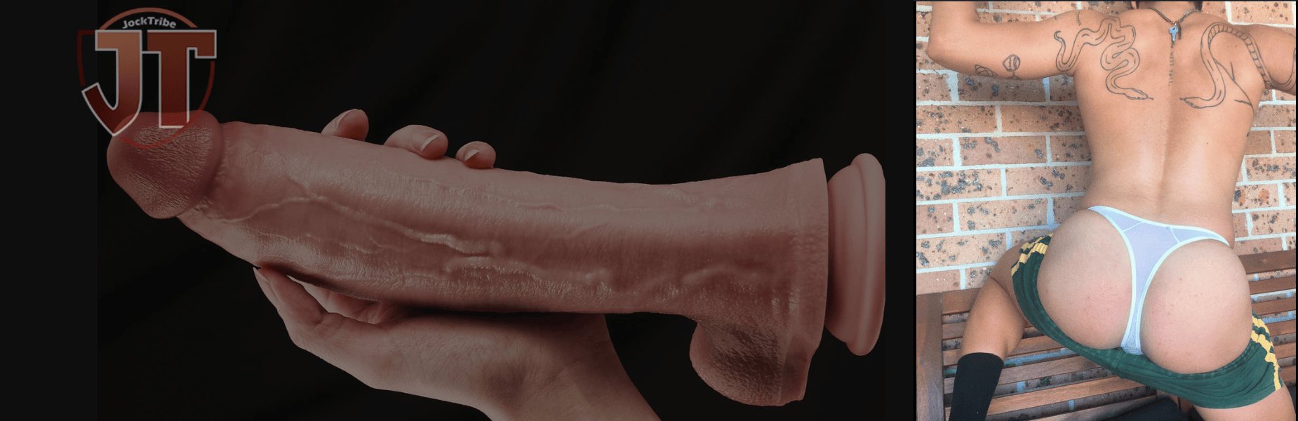 Gardevoyeur  Called Swimming Simo dildo "A Caged Boi's Best Friend"