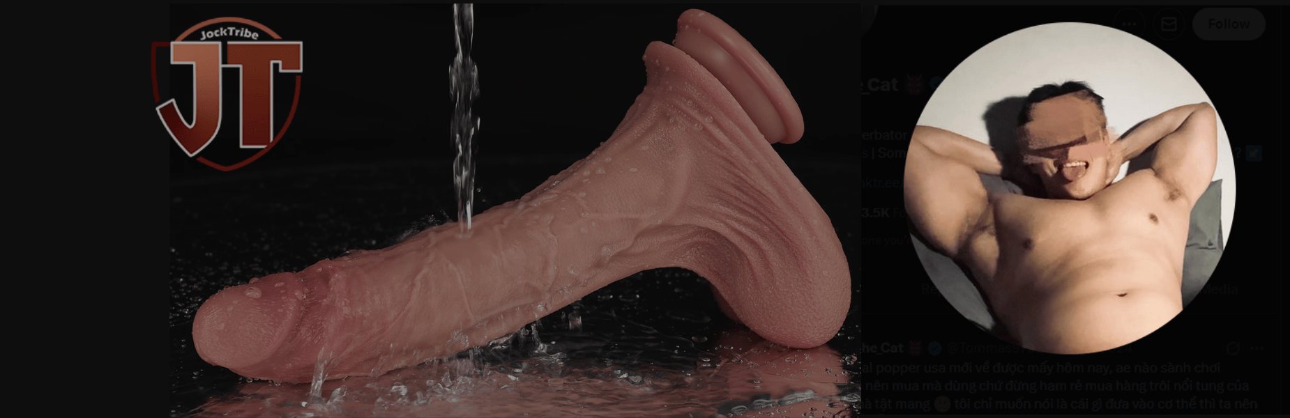 Thomas_The_Cat @Tommas9730 Says Bodybuilding Marcus 10 Inch Dildo