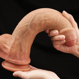 10-inch soft uncut dildo