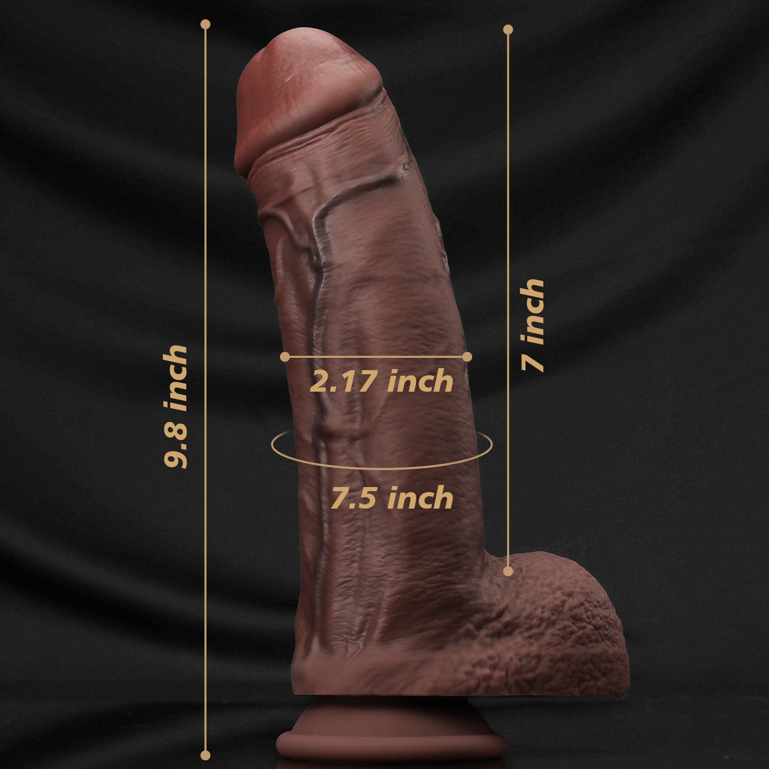 black meaty shaft dildo size