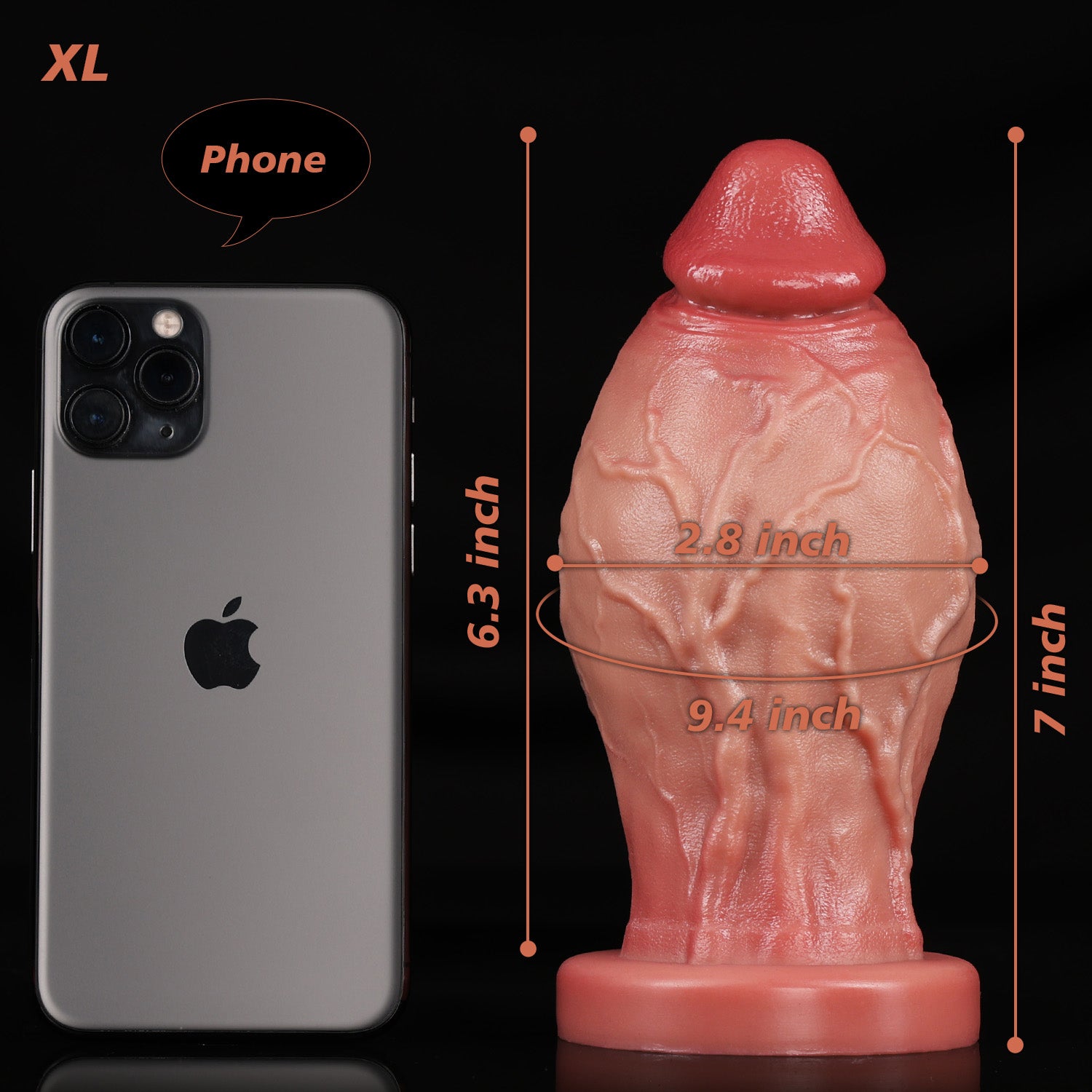 Boss Bobby - Meaty Anal Dildo with Soft Entry Head | Multi-Size Fit