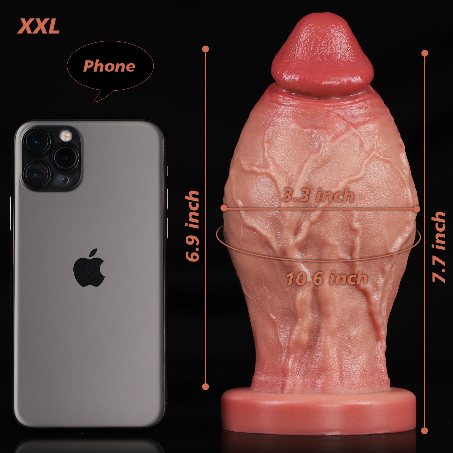 Boss Bobby - Meaty Anal Dildo with Soft Entry Head | Multi-Size Fit