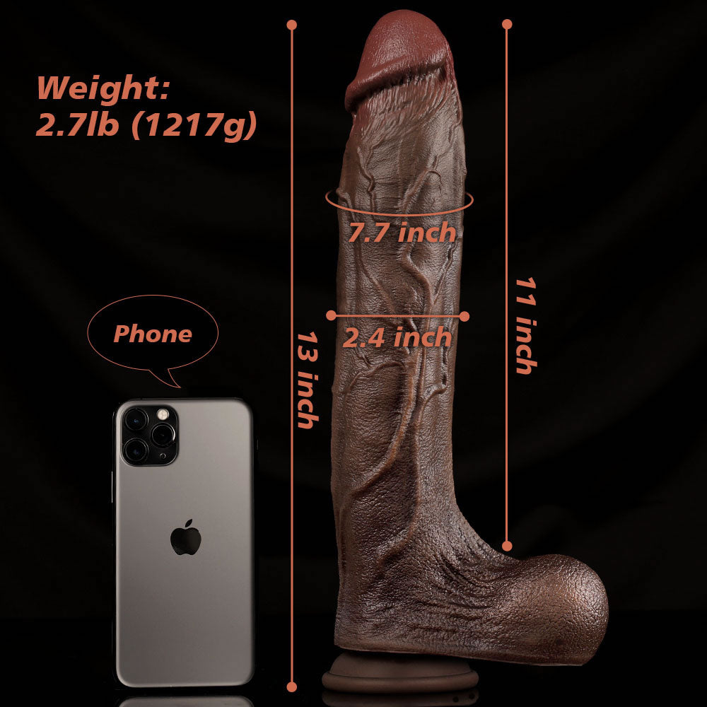 Boxer Jamal – 13” Heavyweight BBC Dildo with Enhanced Veins & Flexible Core