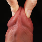 soft glans of the realistic dildo