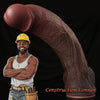 Construction Connor – 13 Inch XXL Ultra-Thick Black Dildo Built to Dominate