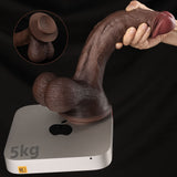 Cowboy Darius – 11" Heavyweight Realistic Dildo with Oversized Hanging Balls
