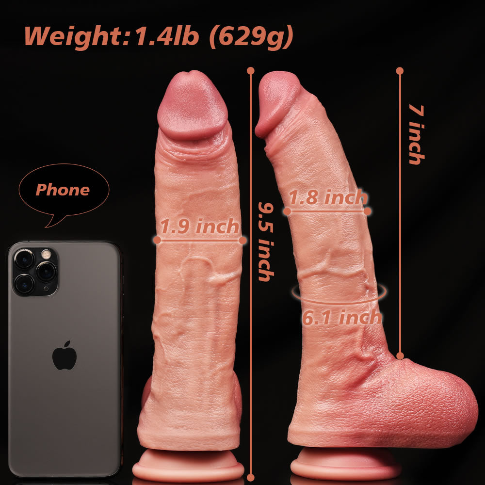 Hugo & Ethan 9.4" & 9.5" Life-Size Replica Dildos – Feel Their Signature Shapes