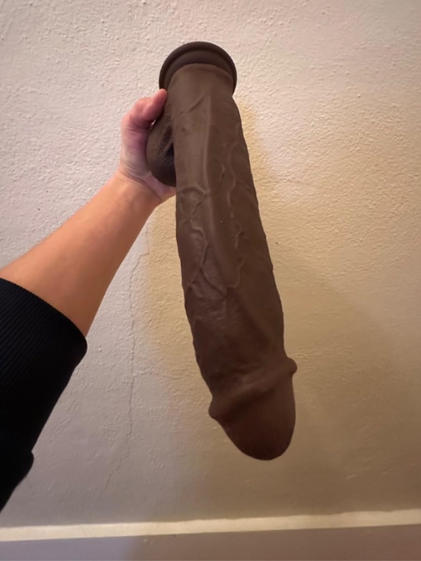 silicone black dildo customers show