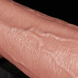 Realistic flesh dildo with detailed texture