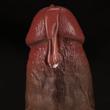 Tennis Xavier - 10 Inch Realistic Black Dildo with Single Ball