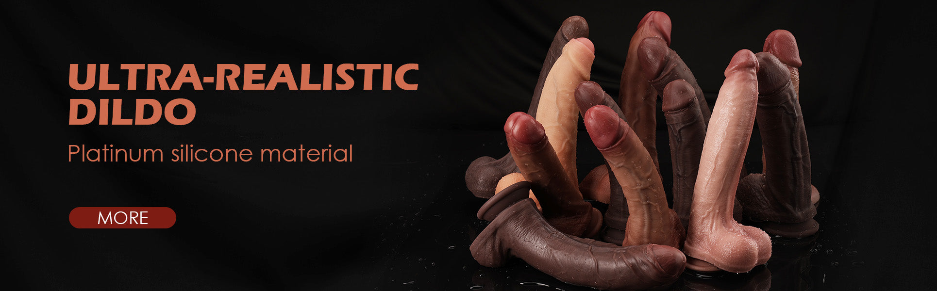 ultra-realistic dildo platinum silicone material