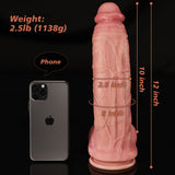 Volleyball Vince – 12" Massive Dildo with Meaty Head & Shaft